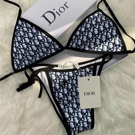 dior bikini blue